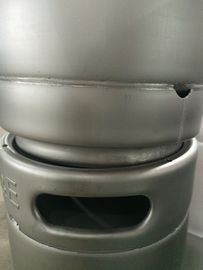 OEM / ODM Stackable 19.5L Stainless Beer Keg For Beer Argon Arc Welding Process