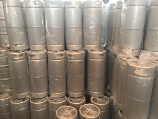 ABD standart bira fıçısı 5 galon kapasiteli ince şekil, bira için Sankey D tipi mızrak ile
